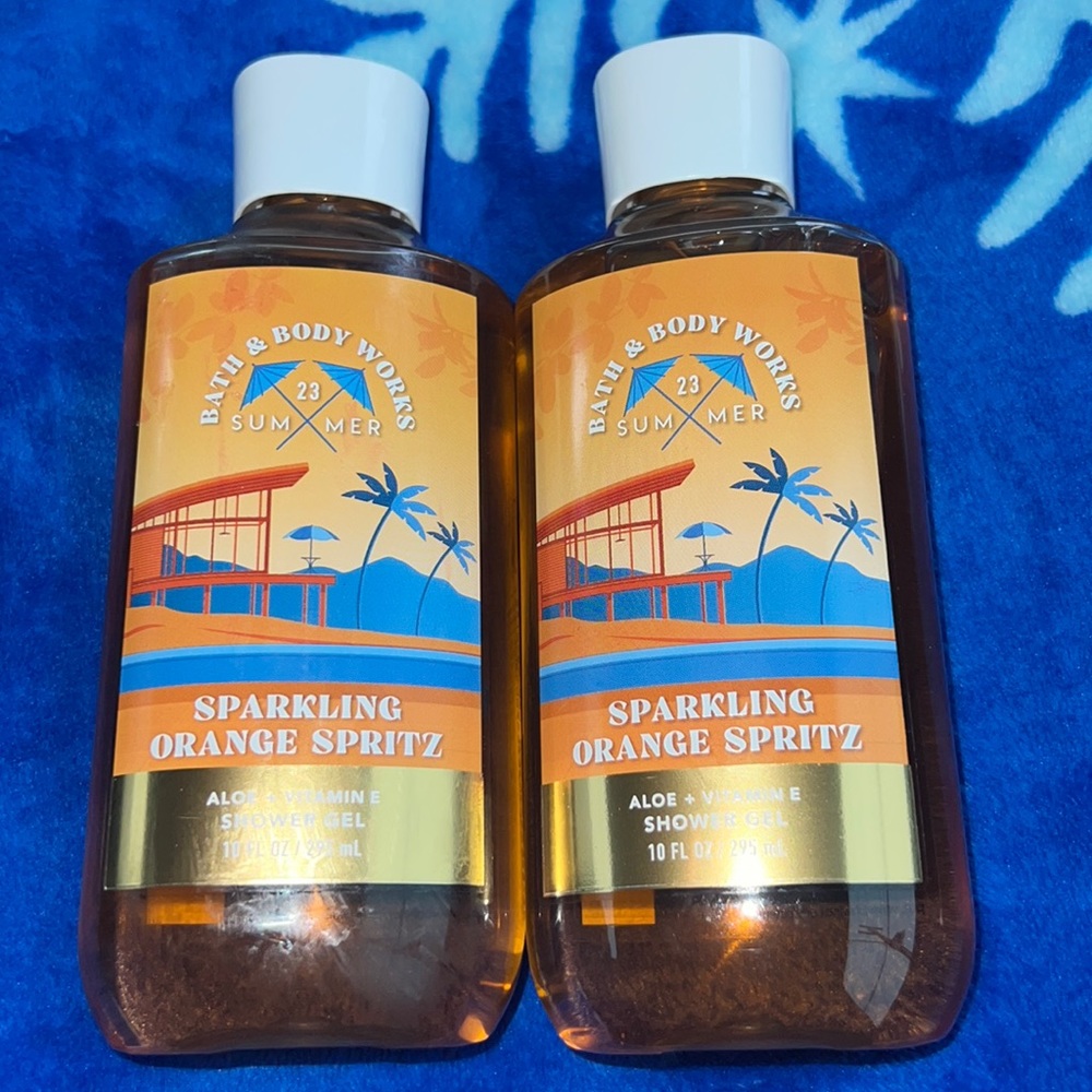BBW 2pc Shower Gels  Sparkling Orange Spritz